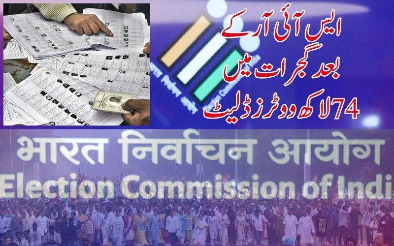 گجرات میں ایس آئی آر: فائنل لسٹ میں 4.40 کروڑ ووٹرز 